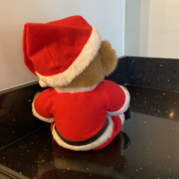 Teddy Santa: Fully Jointed Teddy Bear in Full Santa Costume Vintage - Picture 8 of 10